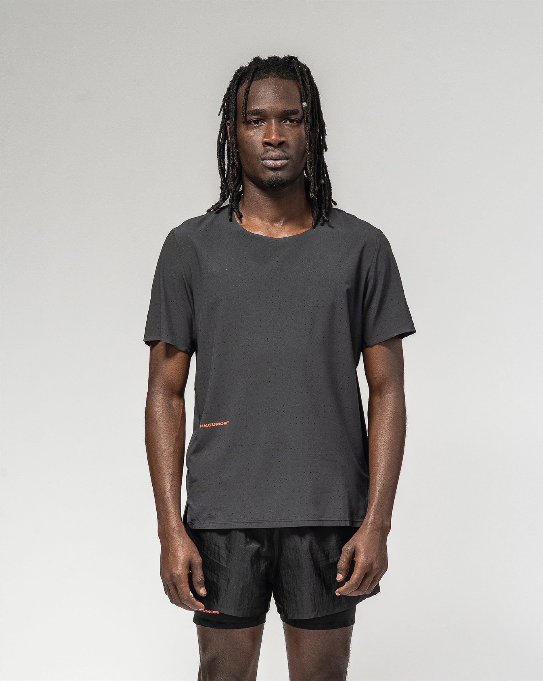 Camiseta de running Adi365 H.Koumori negra