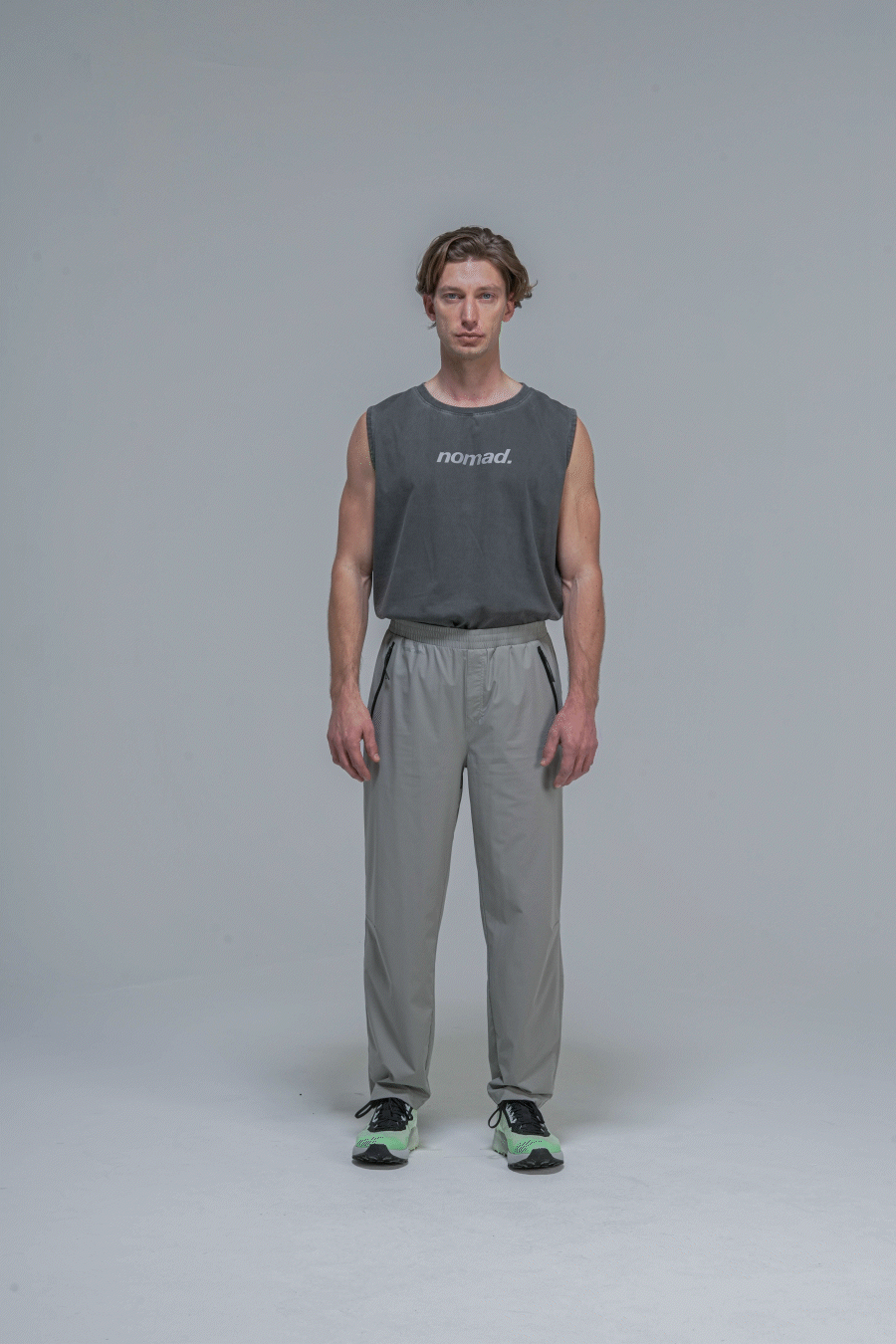 Pantalones Off Gris Claro