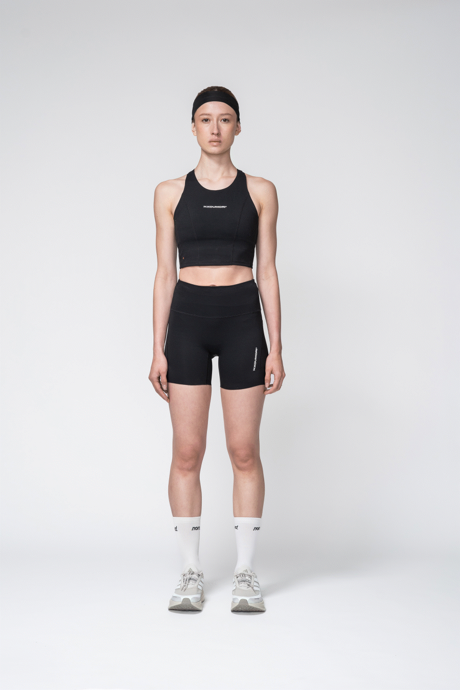 Mallas de compresión negras para mujer