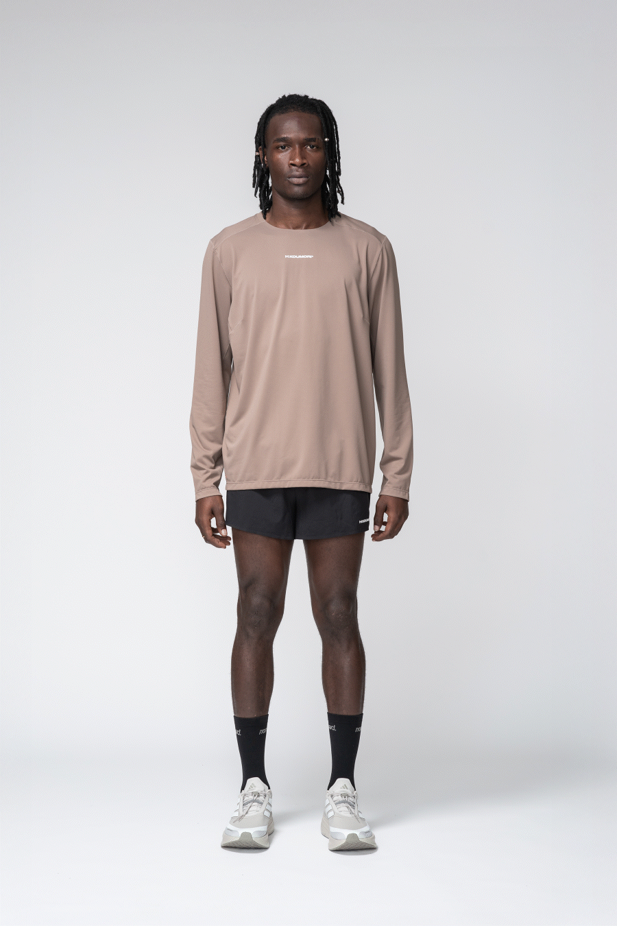 Camiseta de entrenamiento ligera Fossil Brown