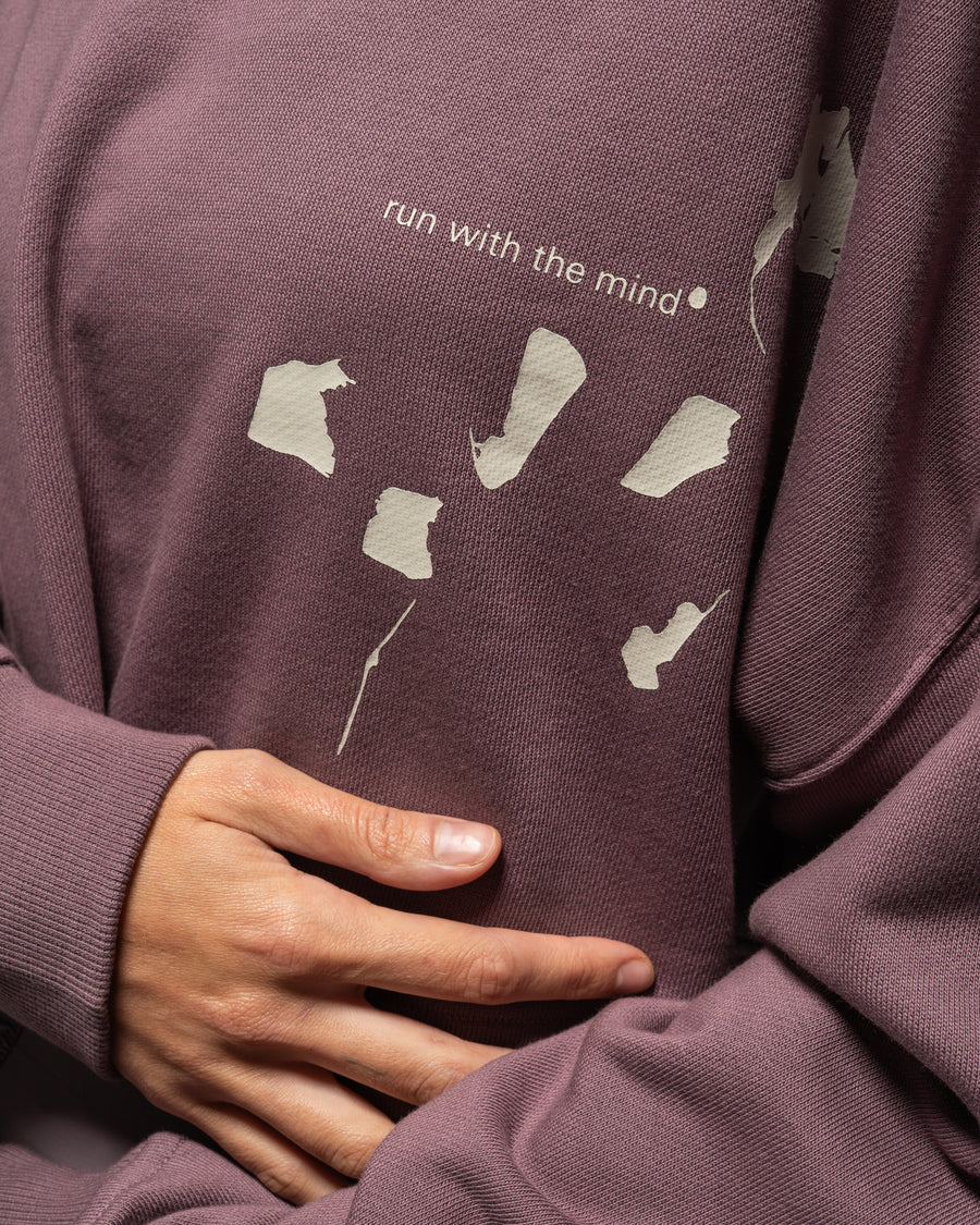 Sudadera con capucha para correr Adi365 H.Koumori para mujer Shadow Fig