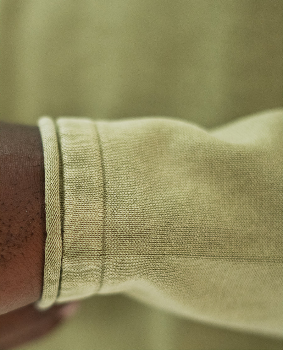 Suéter de té verde