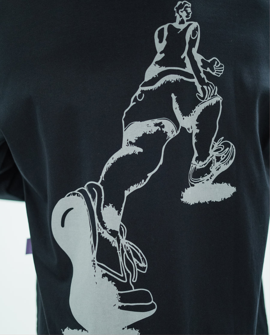 Camiseta Runner LS negra