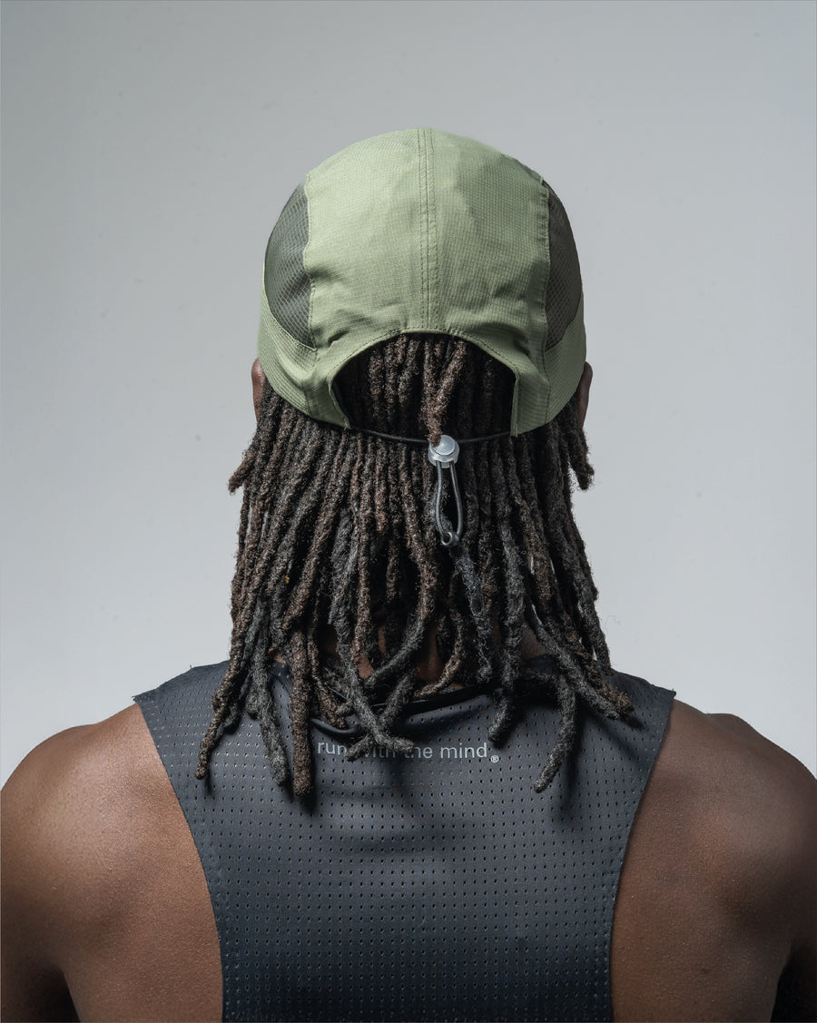 Gorra con panel lateral Koumori Athletics verde bosque 