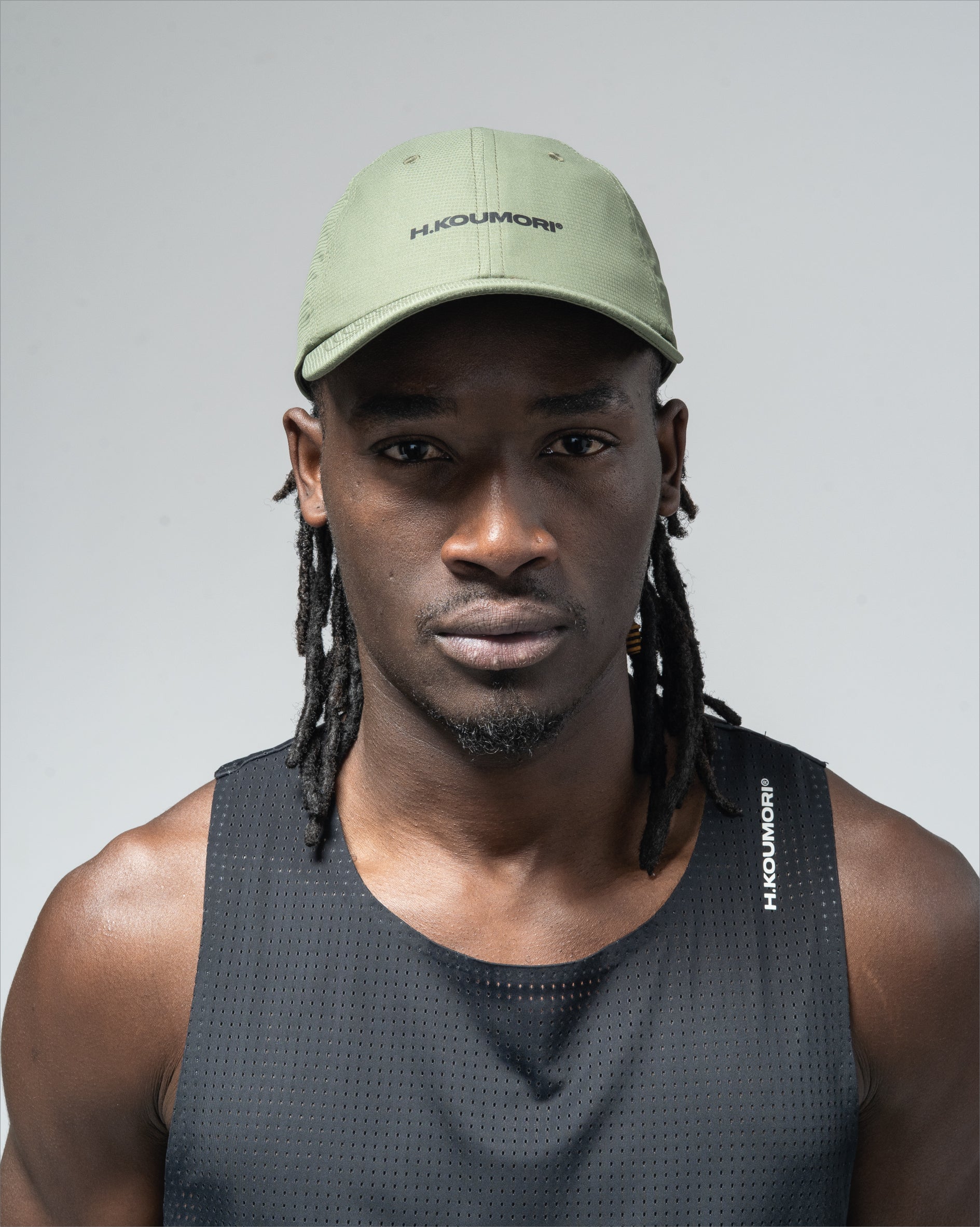 Gorra de uso diario H. Koumori verde bosque 