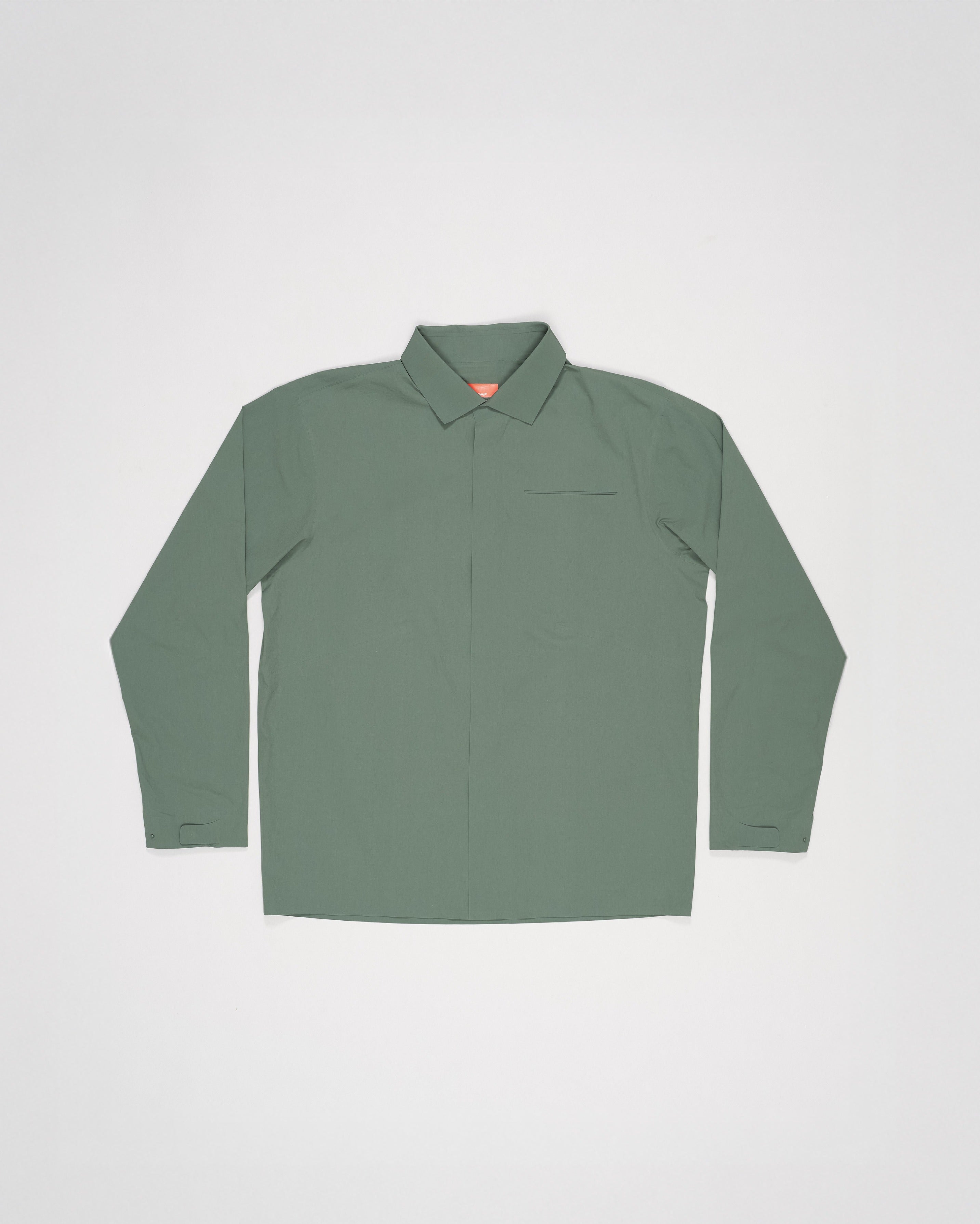 Camisa gruesa verde bosque 