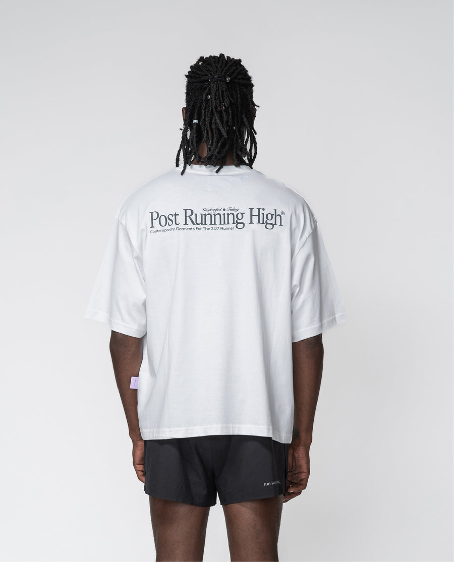 Camiseta blanca Post Running High Boulder