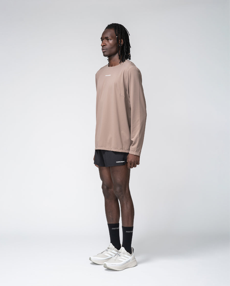 Camiseta de entrenamiento ligera Fossil Brown