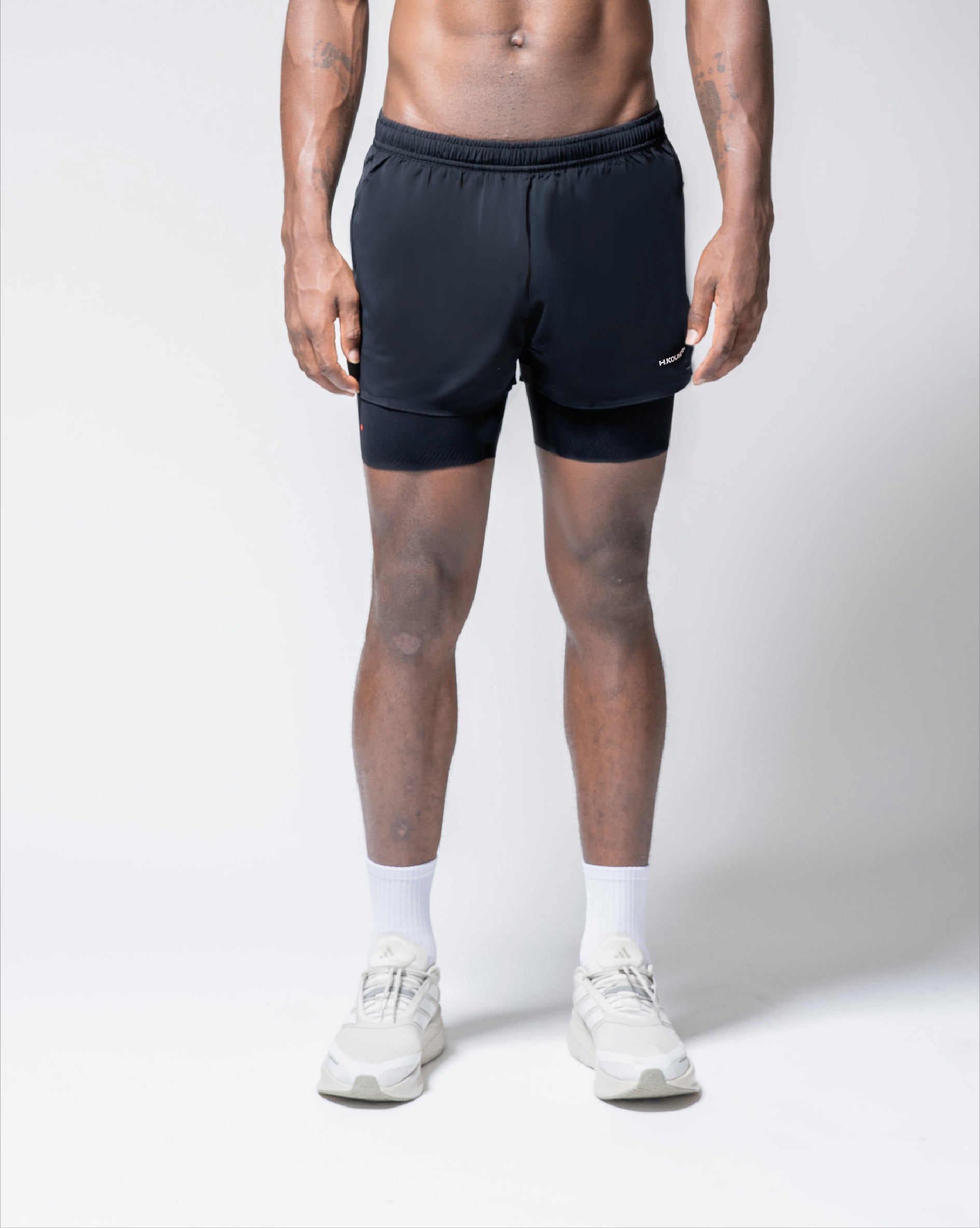 Shorts de entrenamiento negros