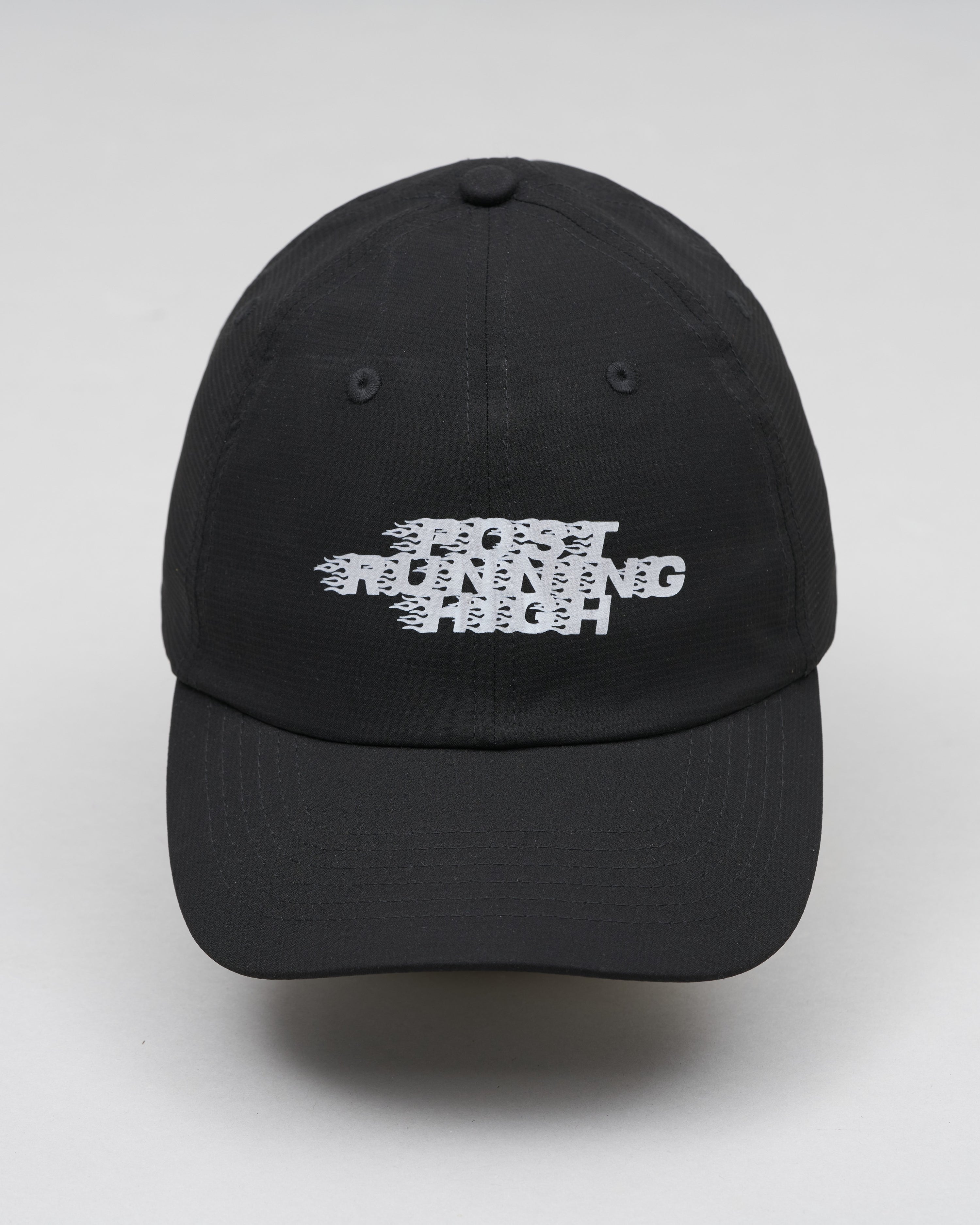 Gorra alta Post Running Negra