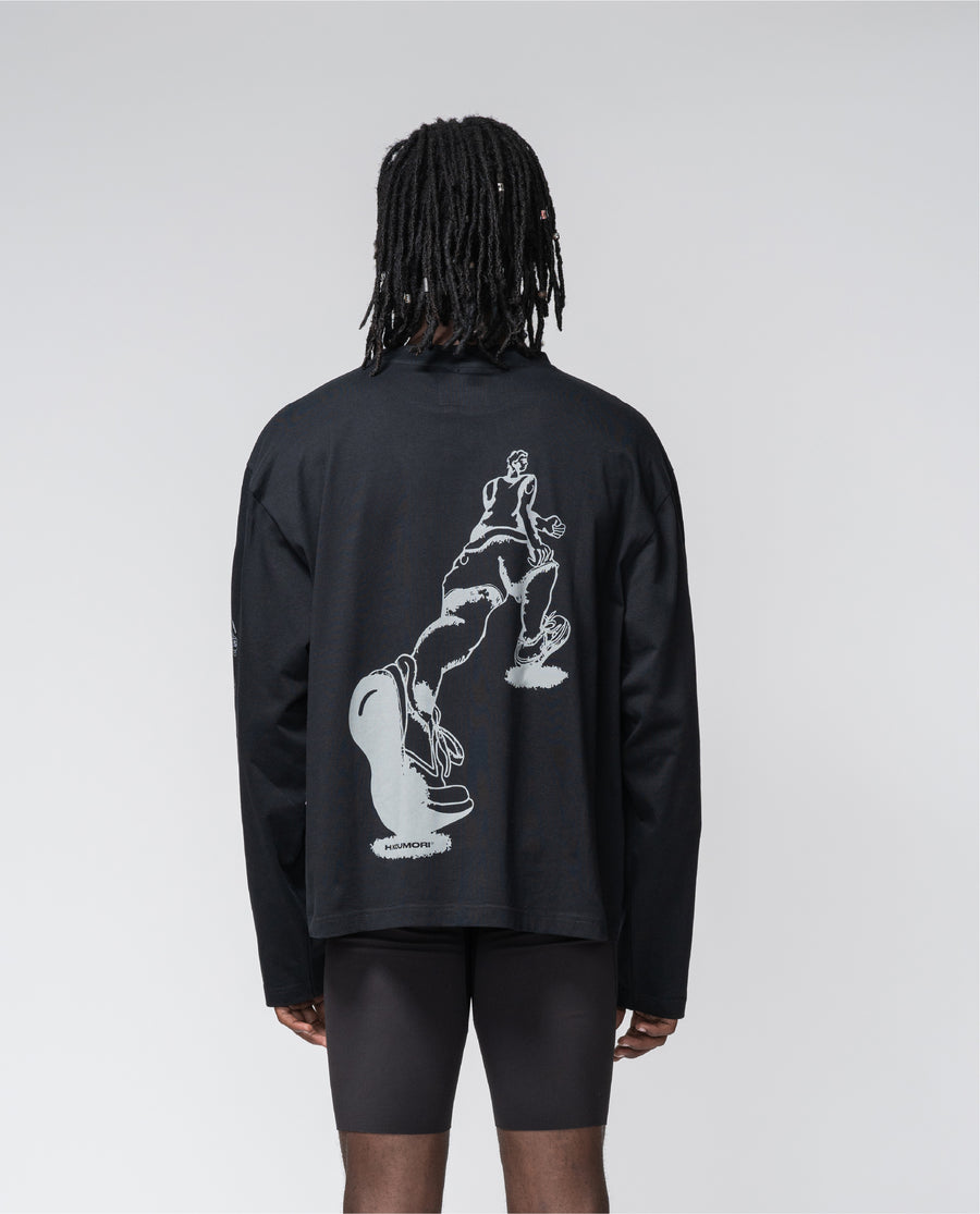 Camiseta Runner LS negra