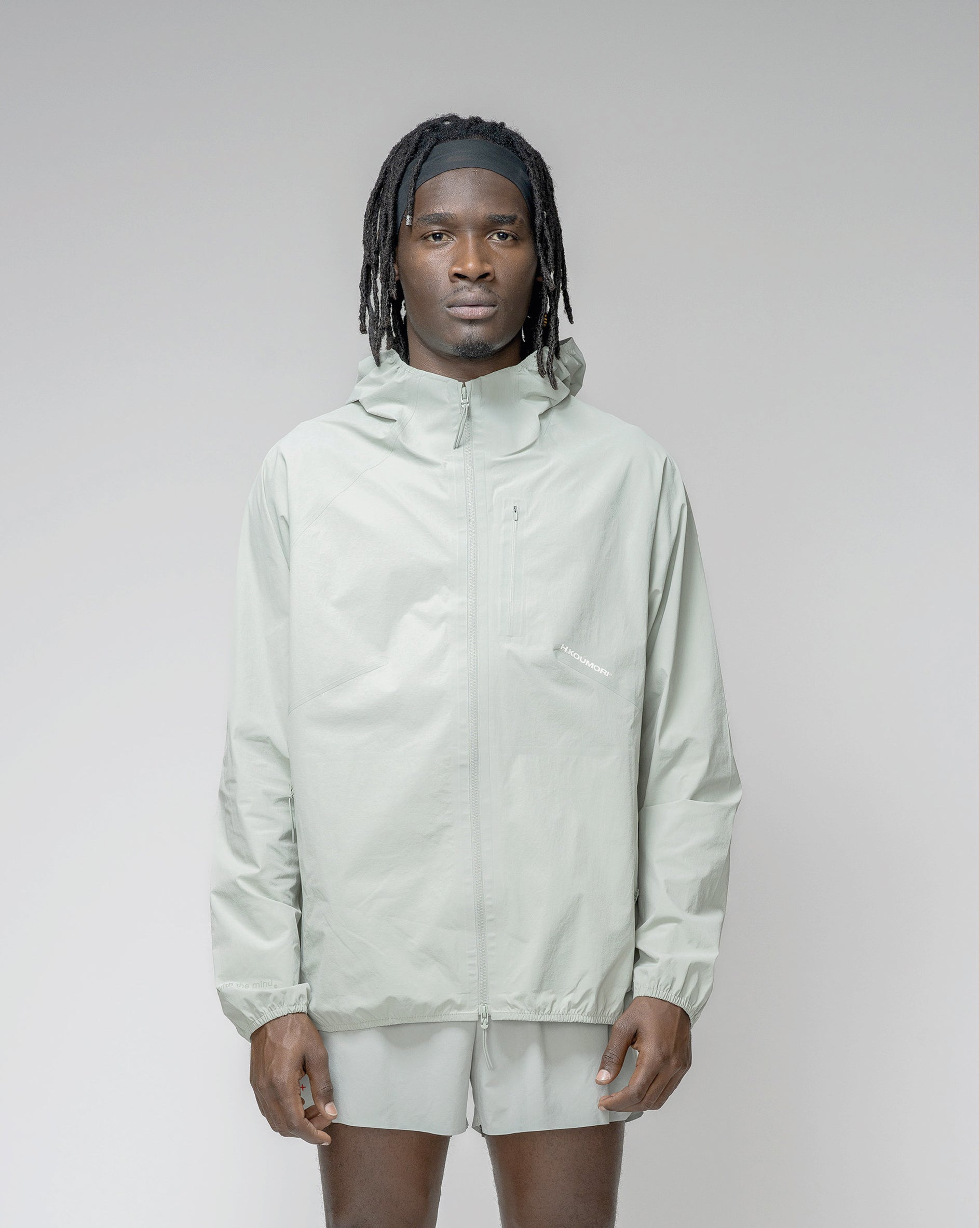 Chaqueta cortavientos de té