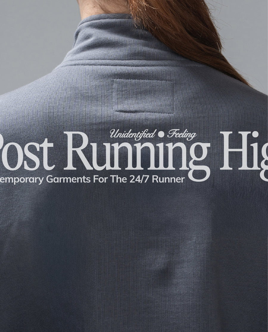 Post Running High - Media cremallera para mujer