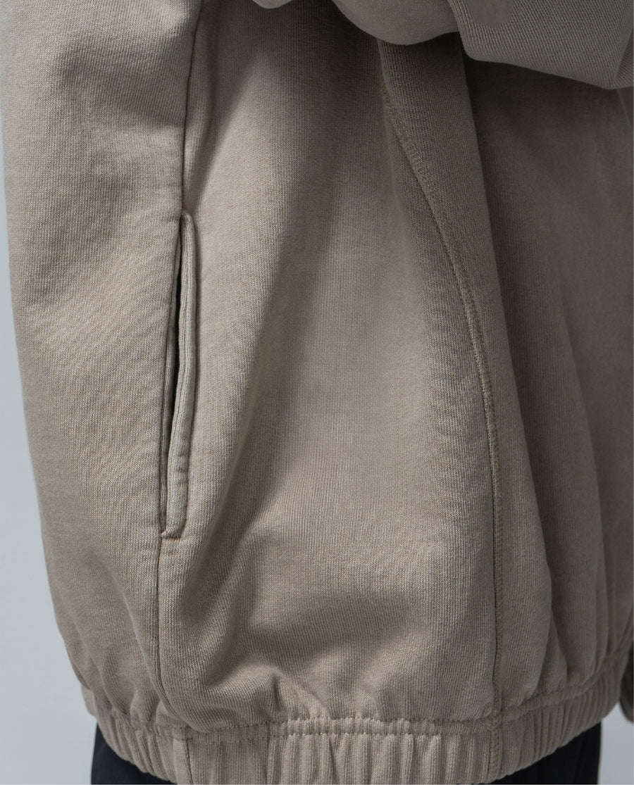 Sport Half Zip Fossil Brown