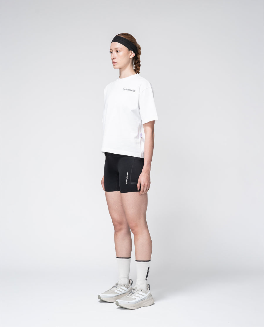 Camiseta blanca para mujer Post Running high