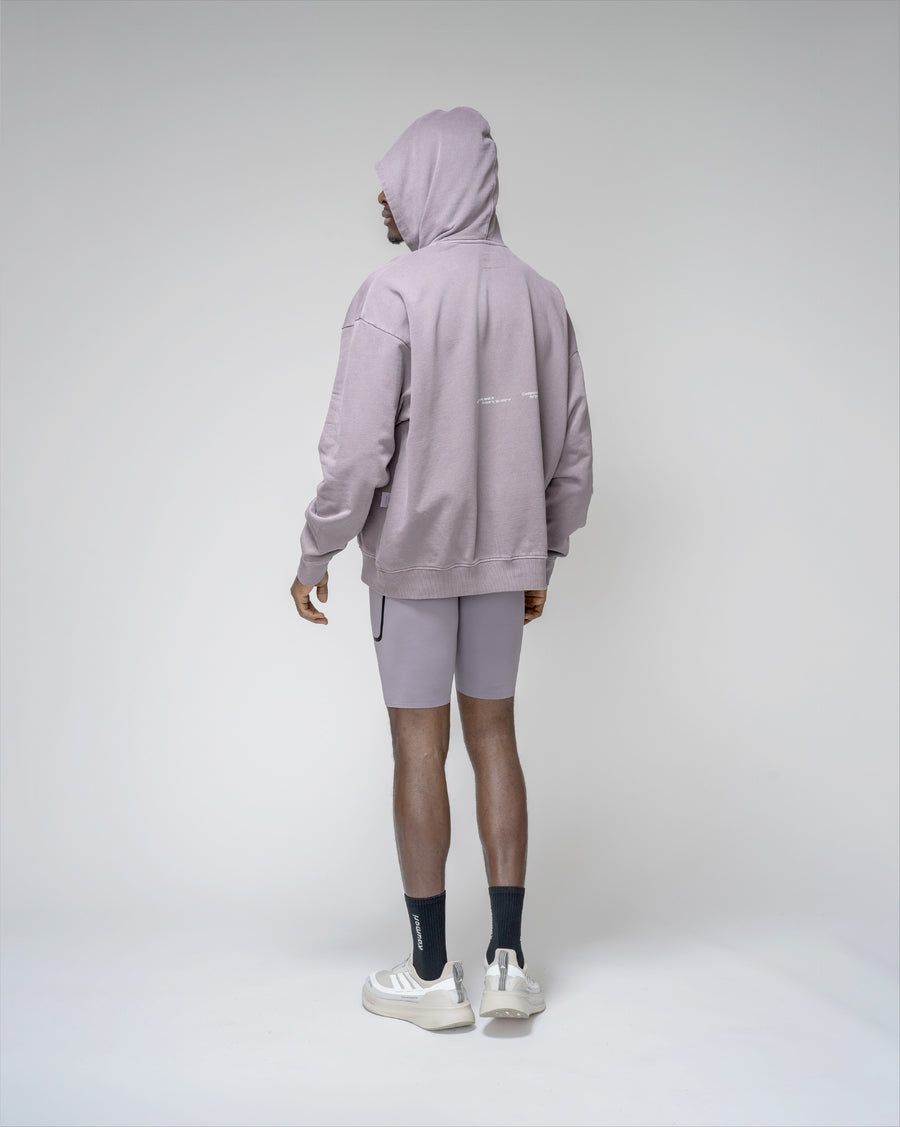 Sudadera con capucha Running Motion color uva