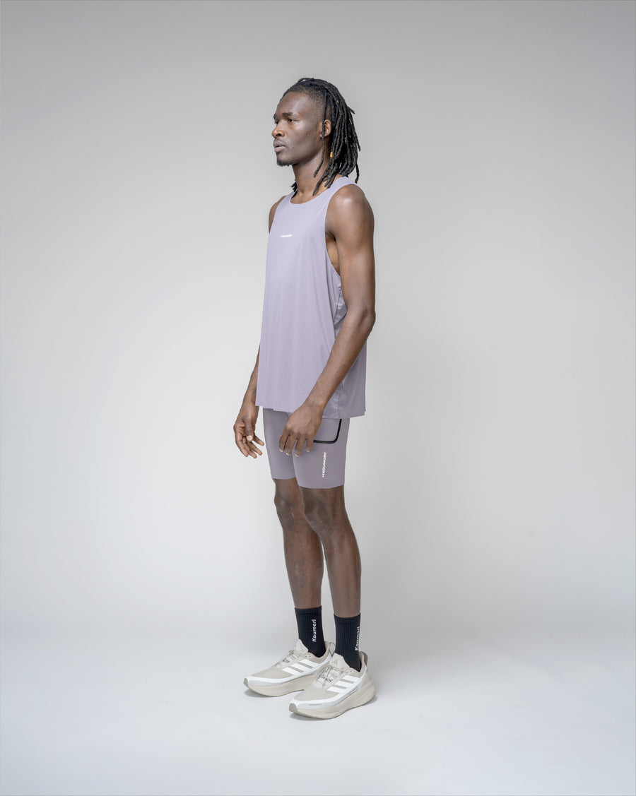 Camiseta de carrera gráfica lila