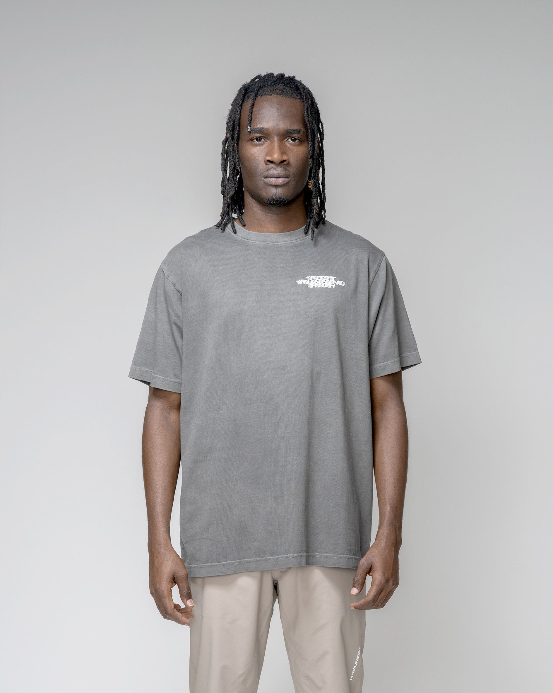 Camiseta regular con teñido de prendas Post Running High Flames