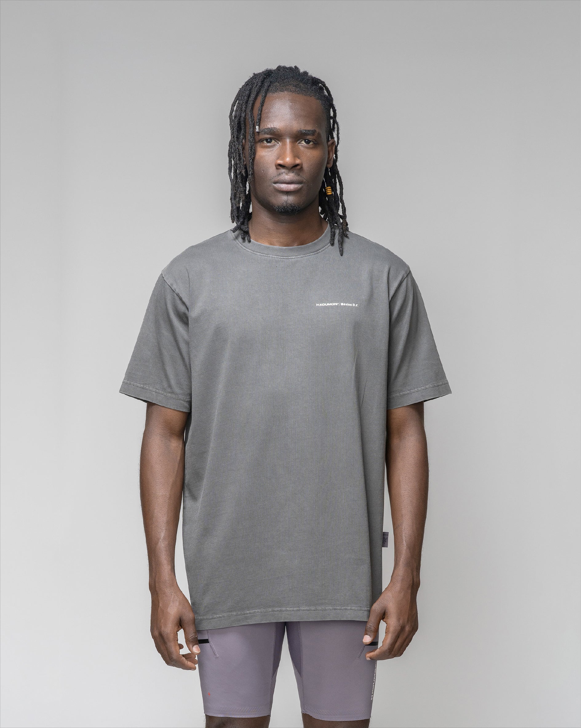 Camiseta regular de Running World con teñido en prenda