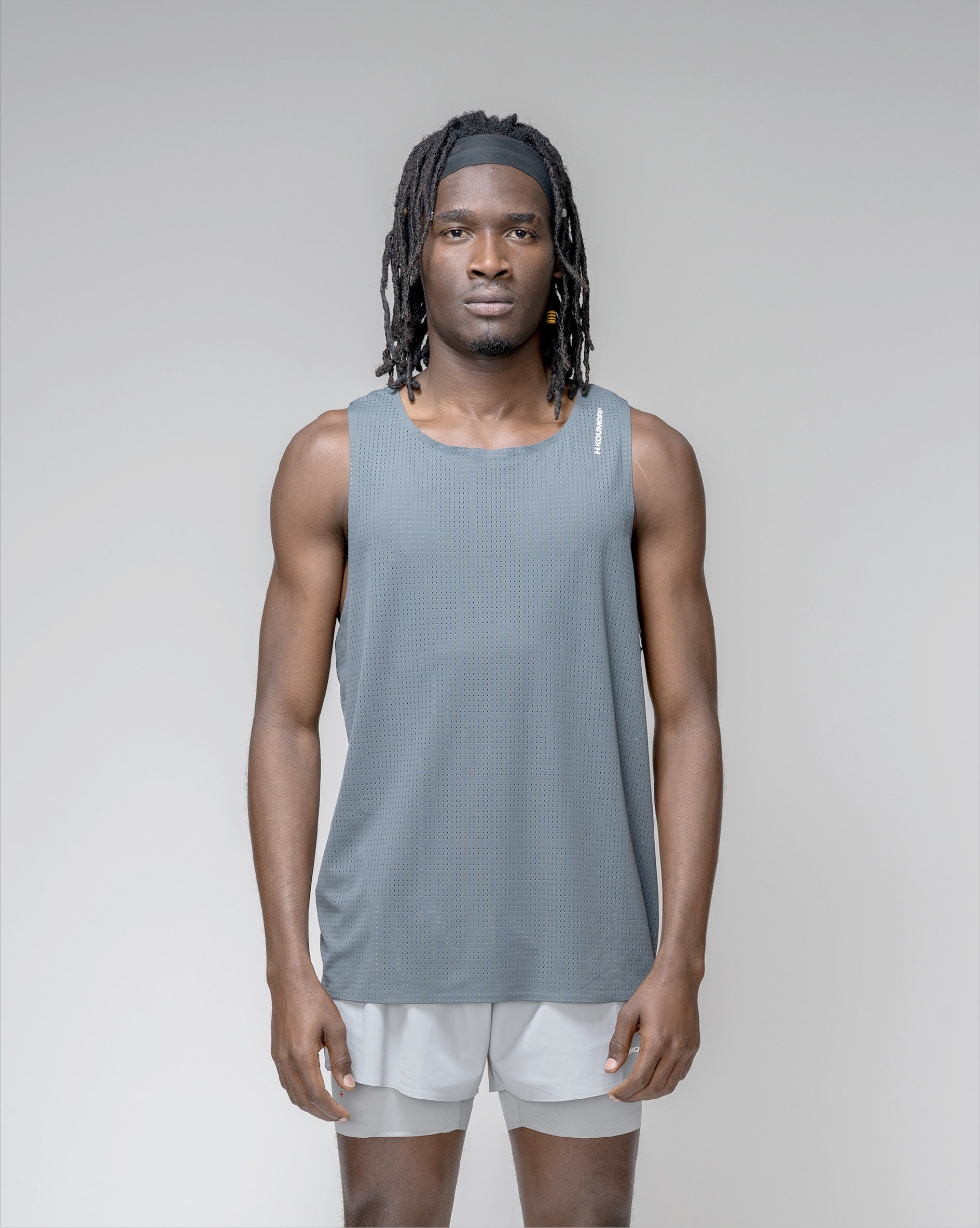 Camiseta de entrenamiento azul turbulencia