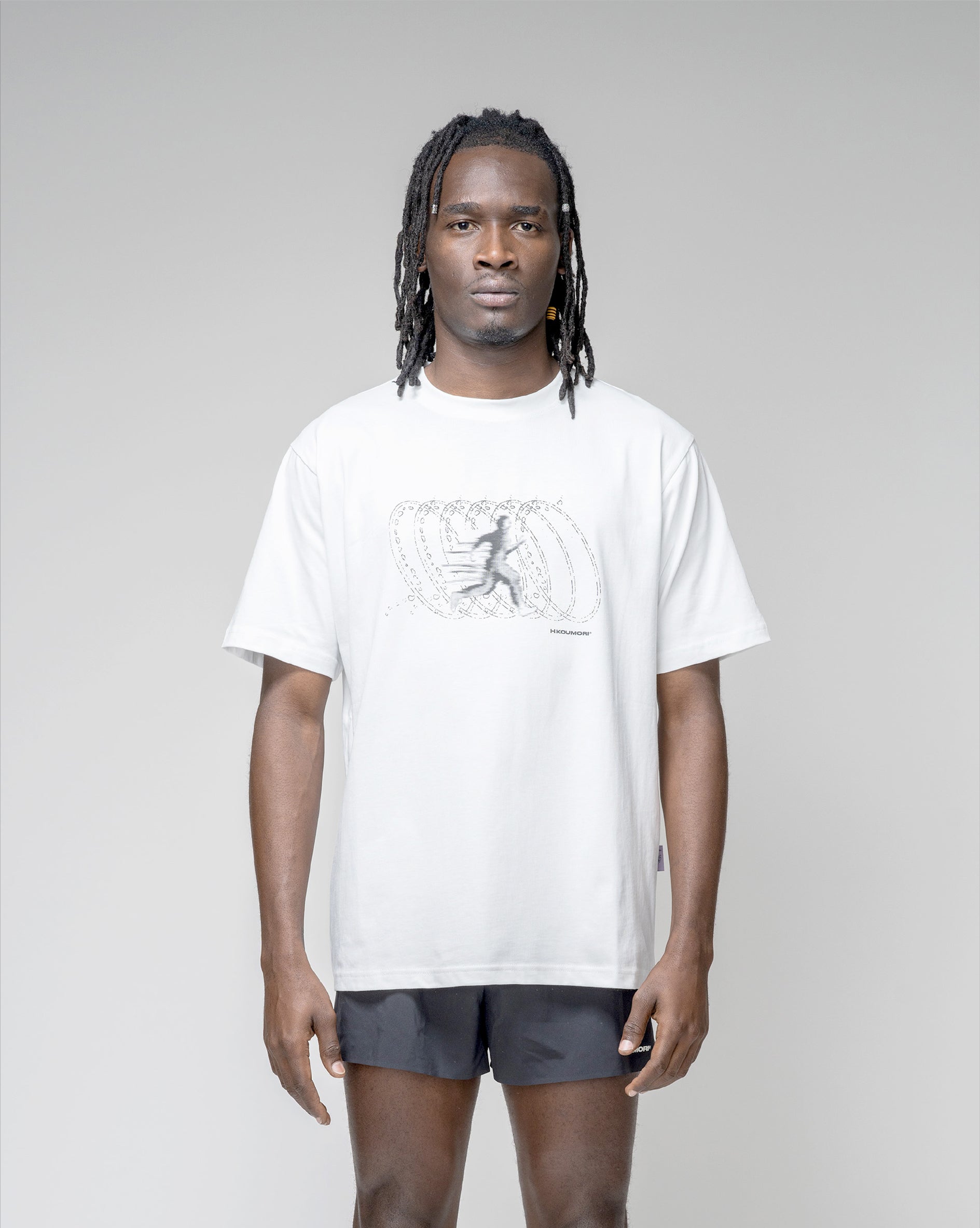 Camiseta blanca de Running World Boulder