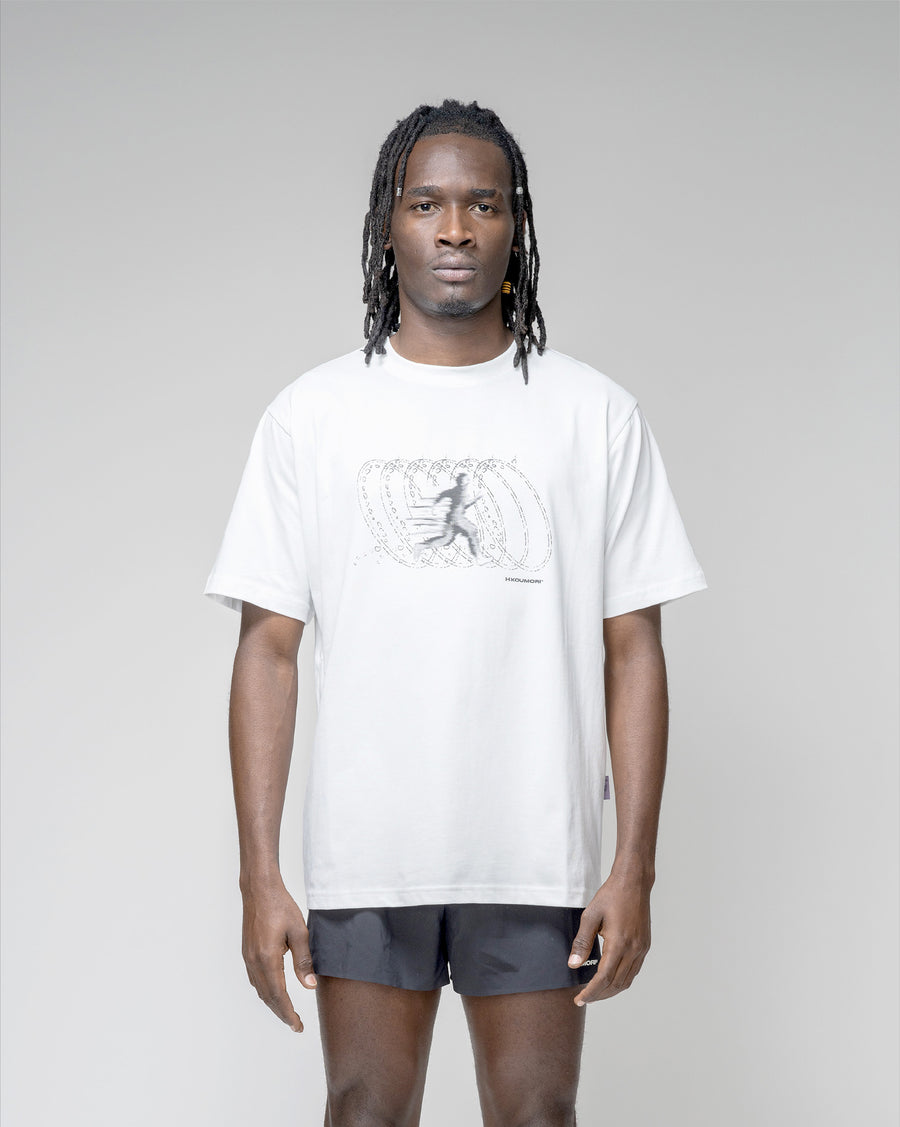 Camiseta blanca de Running World Boulder