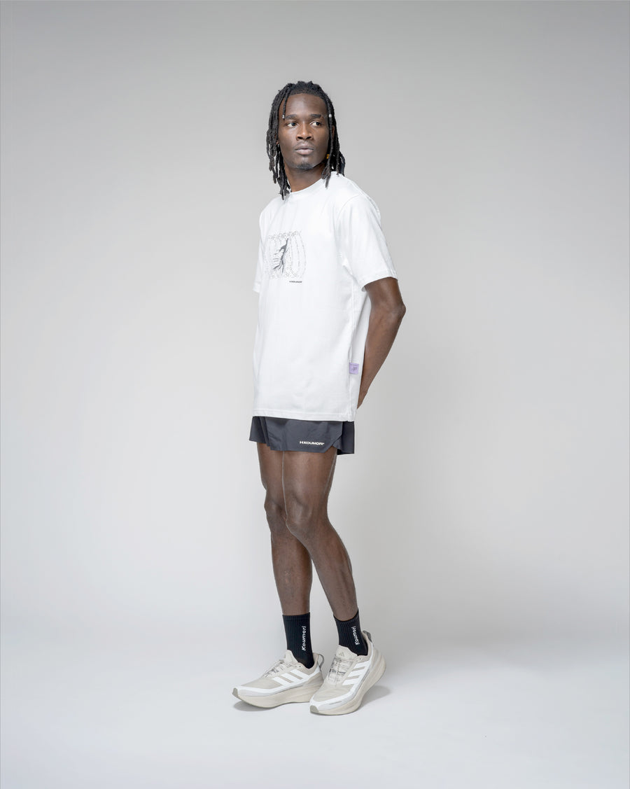 Camiseta blanca de Running World Boulder